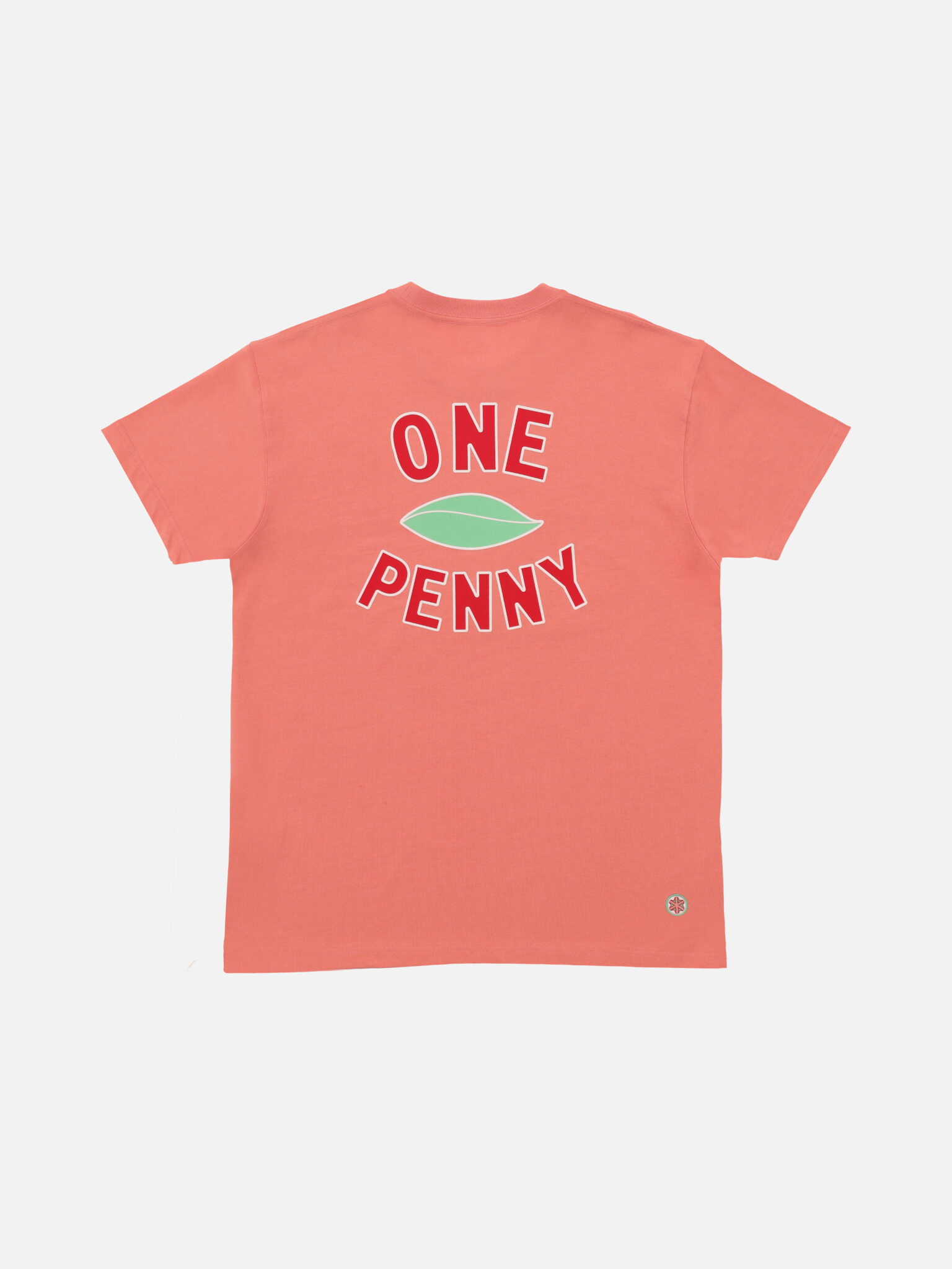 One Leaf Coral Heavy Weight Tee